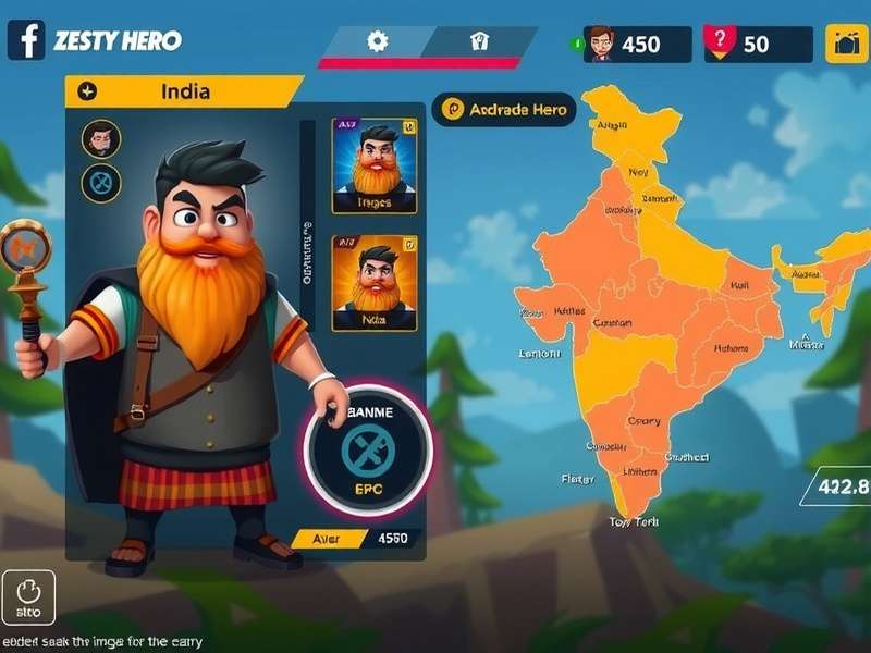 Zesty Hero gameplay screenshot showing character in action