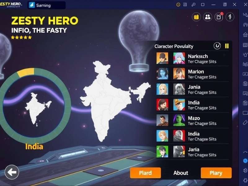 Zesty Hero character customization options