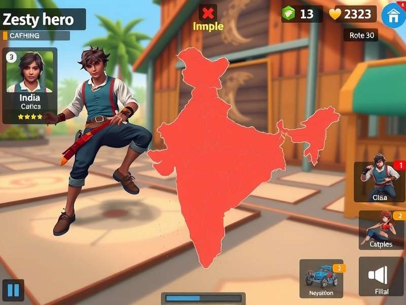Zesty Hero regional popularity map in India